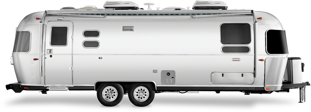 Airstream Travel Trailer Cutout